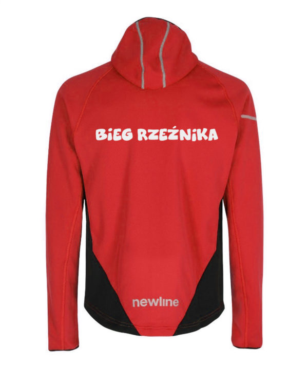 Rzeźnik - męska bluza biegowa czerwona - obrazek 2