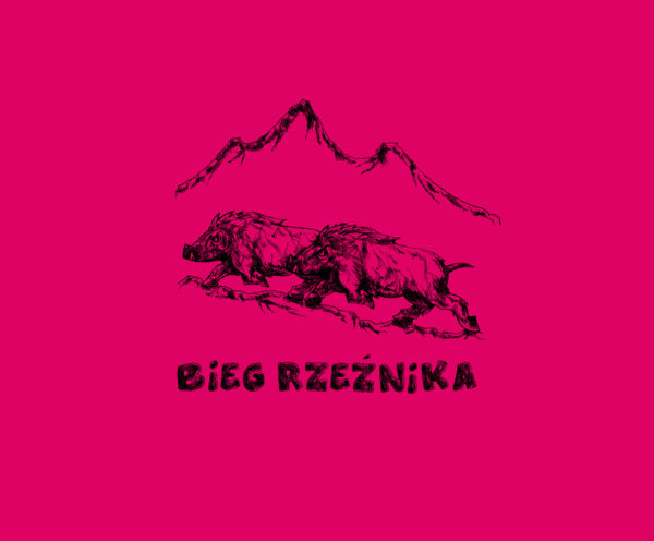 Koszulka damska Bieg Rzeźnika fuksja - obrazek 2