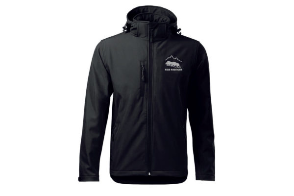 2025 damska kurtka czarna softshell Bieg Rzeźnika